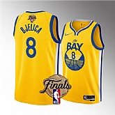 Warriors 8 Nemanja Bjelica Yellow 2022 NBA Finals Nike Swingman Jersey,baseball caps,new era cap wholesale,wholesale hats